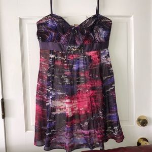 BCBG maxazria size 8 strapless formal dress